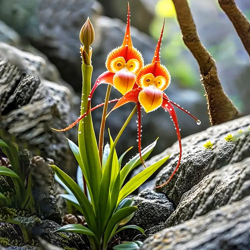 🇺🇸 🐵Dazzle Orchid Seeds - Monkey Face Flower