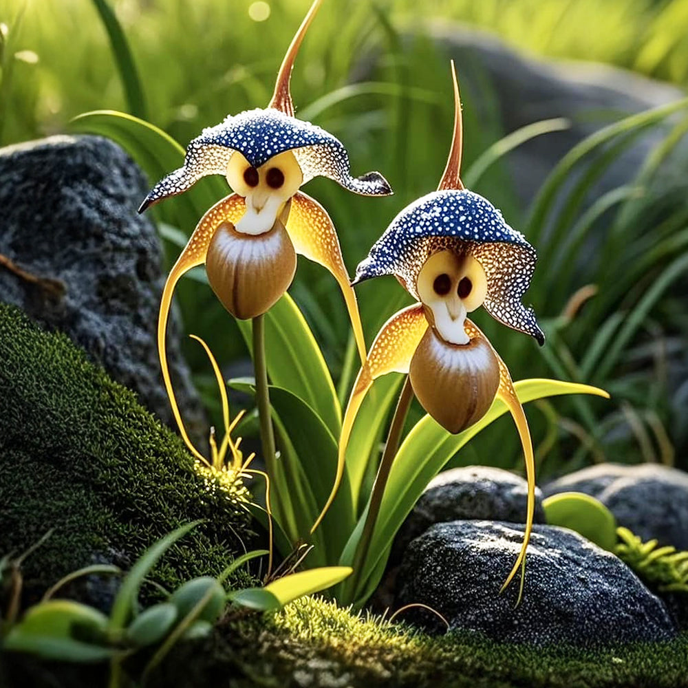🇺🇸 🐵Dazzle Orchid Seeds - Monkey Face Flower