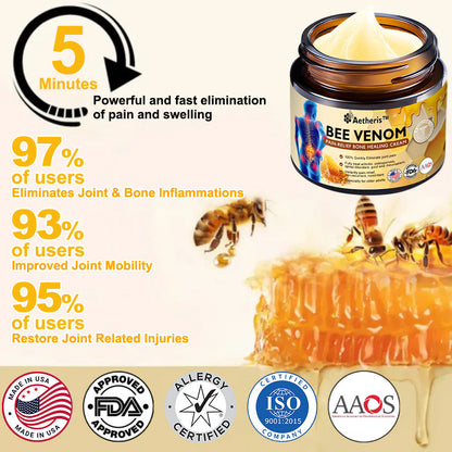 🥇Aetheris™ Bee Venom Instant Ultra Strength Pain Relief Therapy Cream🇺🇸 (Reducing joint swelling, pain, stiffness, redness, warmth, soreness and joint fatigue)