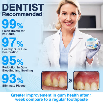 Official Store🥇Furzero™ Focussmile Bee Venom Treatment Oral Powder 🦷 (🇺🇸 FDA-Certified) (Treats periodontitis and mouth ulcers, prevents loose tooth & bleeding gums, and repairs gum recession)
